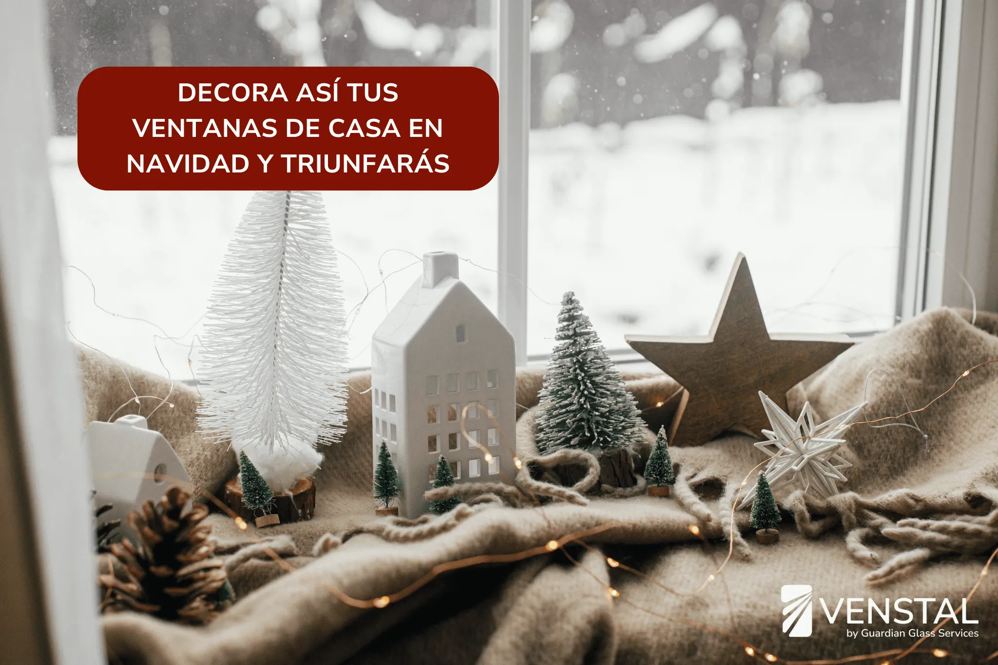 Decora tus ventanas en navidad
