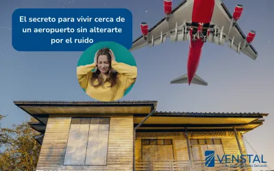 Vivir cerca del aeropuerto sin ruidos, cambia tus ventanas